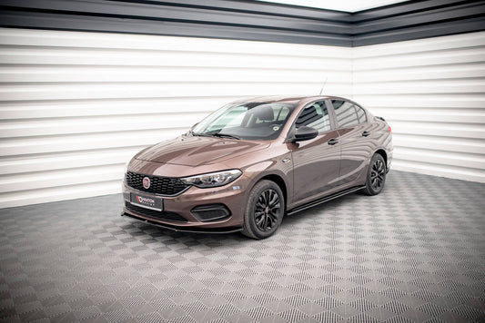 Seitenschweller Ansatz für Fiat Tipo S-Design  schwarz Hochglanz