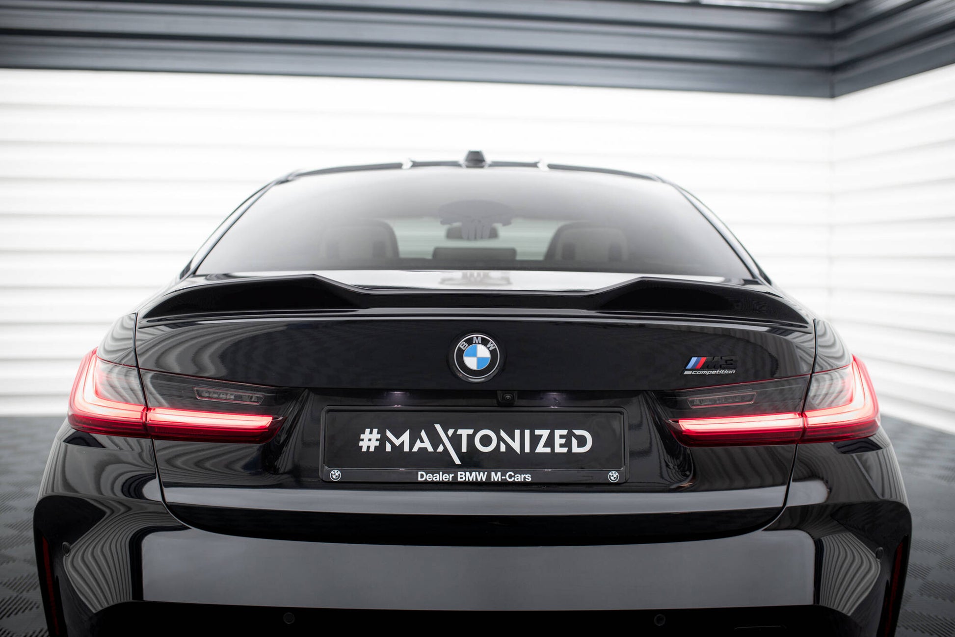 Spoiler CAP 3D für BMW M340i / 3 M-Paket / M3 Limousine G20  schwarz Hochglanz