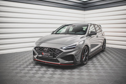 Front Ansatz V.2 für Hyundai I30 N Hatchback/Fastback Mk3 Facelift schwarz matt