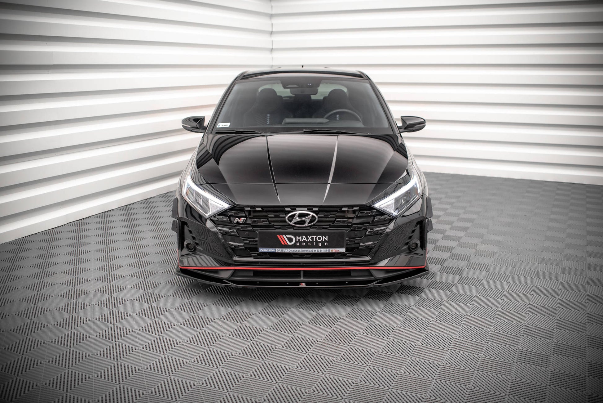 Front Ansatz V.3 für Hyundai I20 N Mk3 Carbon Look