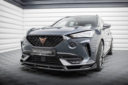 Front Ansatz V.4 für Cupra Formentor Mk1 schwarz Hochglanz