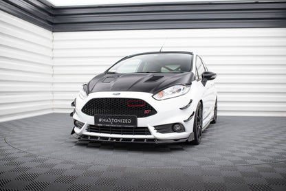 Front Ansatz V.6 + Flaps für Ford Fiesta ST Mk7 Facelift