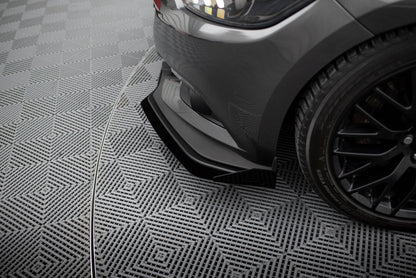 Street Pro Front Ansatz + Flaps für Ford Mustang GT Mk6  schwarz Hochglanz