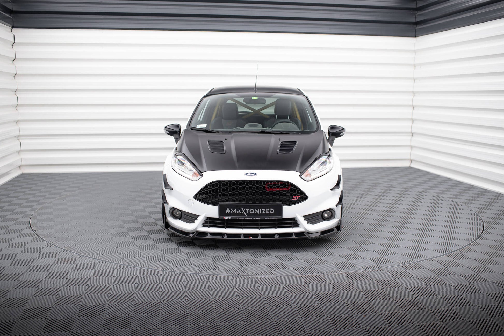 Front Ansatz V.6 + Flaps für Ford Fiesta ST Mk7 Facelift