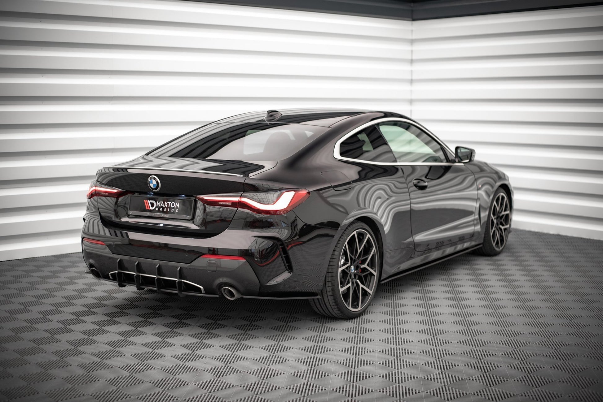 Street Pro Heck Ansatz Flaps Diffusor für BMW 4er M-Paket G22 / G23 / G22 Facelift / G23 Facelift