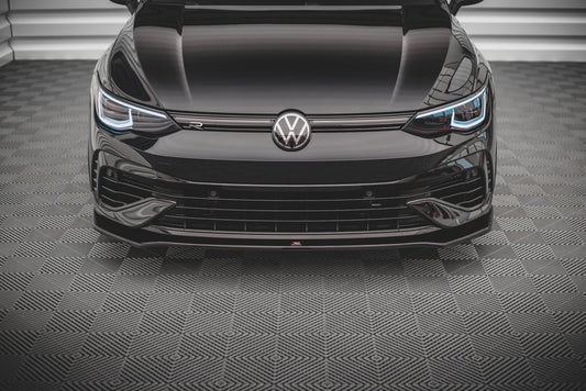 Front Ansatz V.3 für Volkswagen Golf R Mk8 Carbon Look