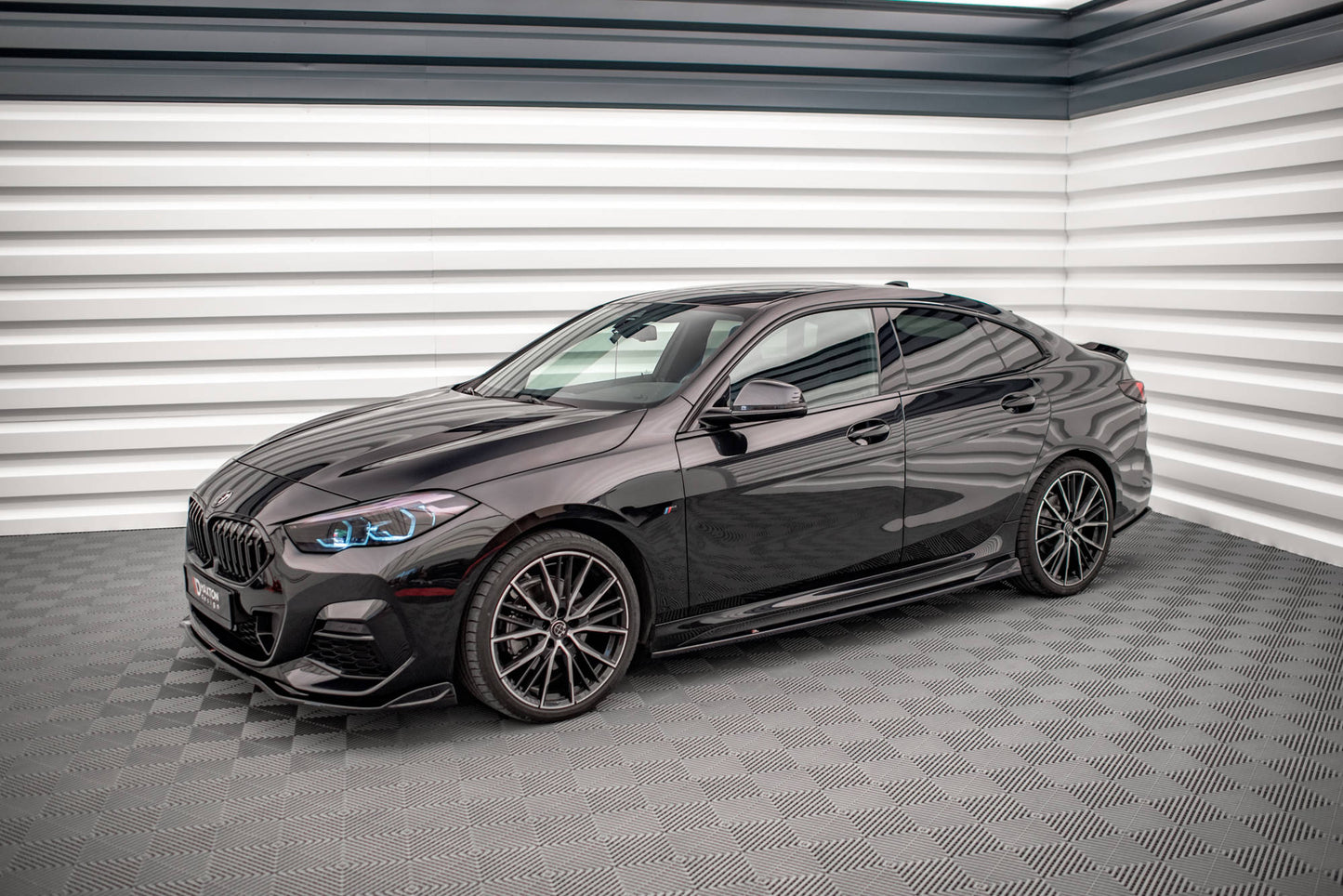 Seitenschweller Ansatz V.2 für BMW 2 Gran Coupe M-Paket / M235i F44 schwarz Hochglanz