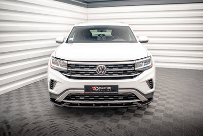 Front Ansatz V.1 für Volkswagen Atlas Cross Sport schwarz matt