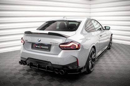 Heckscheiben Spoiler für BMW 2 Coupe G42 / M2 G87 schwarz Hochglanz