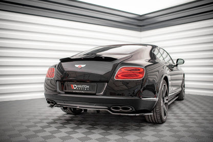 Mittlerer Cup Diffusor DTM Look Heck Ansatz für Bentley Continental GT V8 S Mk2 schwarz Hochglanz