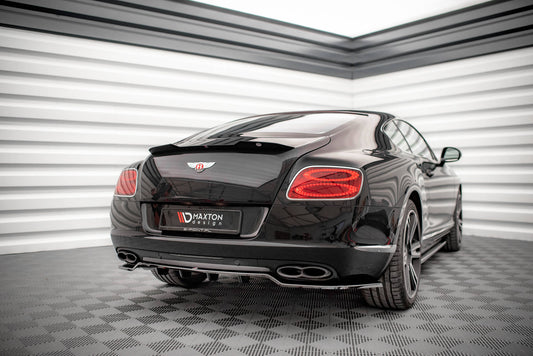 Mittlerer Cup Diffusor DTM Look Heck Ansatz für Bentley Continental GT V8 S Mk2 schwarz Hochglanz