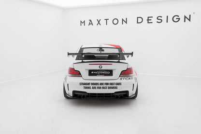 Carbon Spoiler With Internal Brackets Uprights V.2 BMW 1er M E82