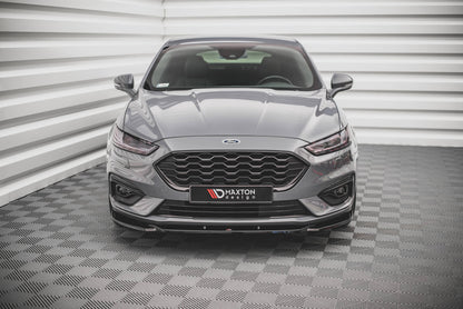 Front Ansatz V.2 für Ford Mondeo ST-Line Mk5 Facelift schwarz Hochglanz
