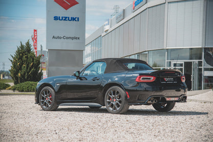 Seitenschweller Ansatz für Abarth 124 Spider  schwarz Hochglanz