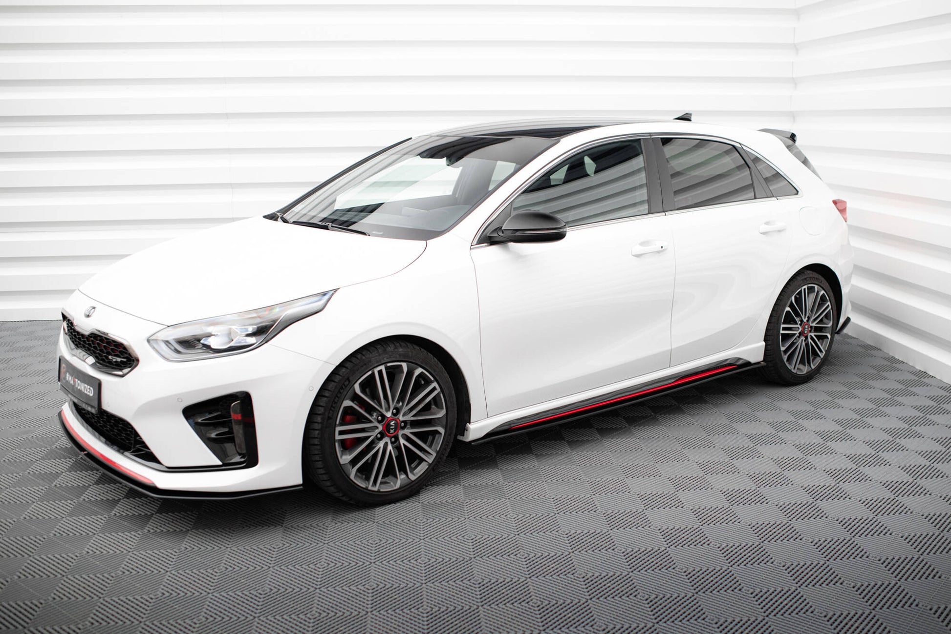 Street Pro Seitenschweller Ansatz für Kia Ceed GT Mk3 / Proceed Mk1