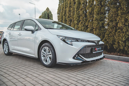 Seitenschweller Ansatz für Toyota Corolla XII Touring Sports schwarz Hochglanz