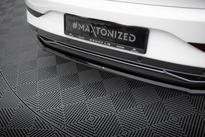 Heckansatz Hyundai I30 Mk3 Facelift schwarz Hochglanz
