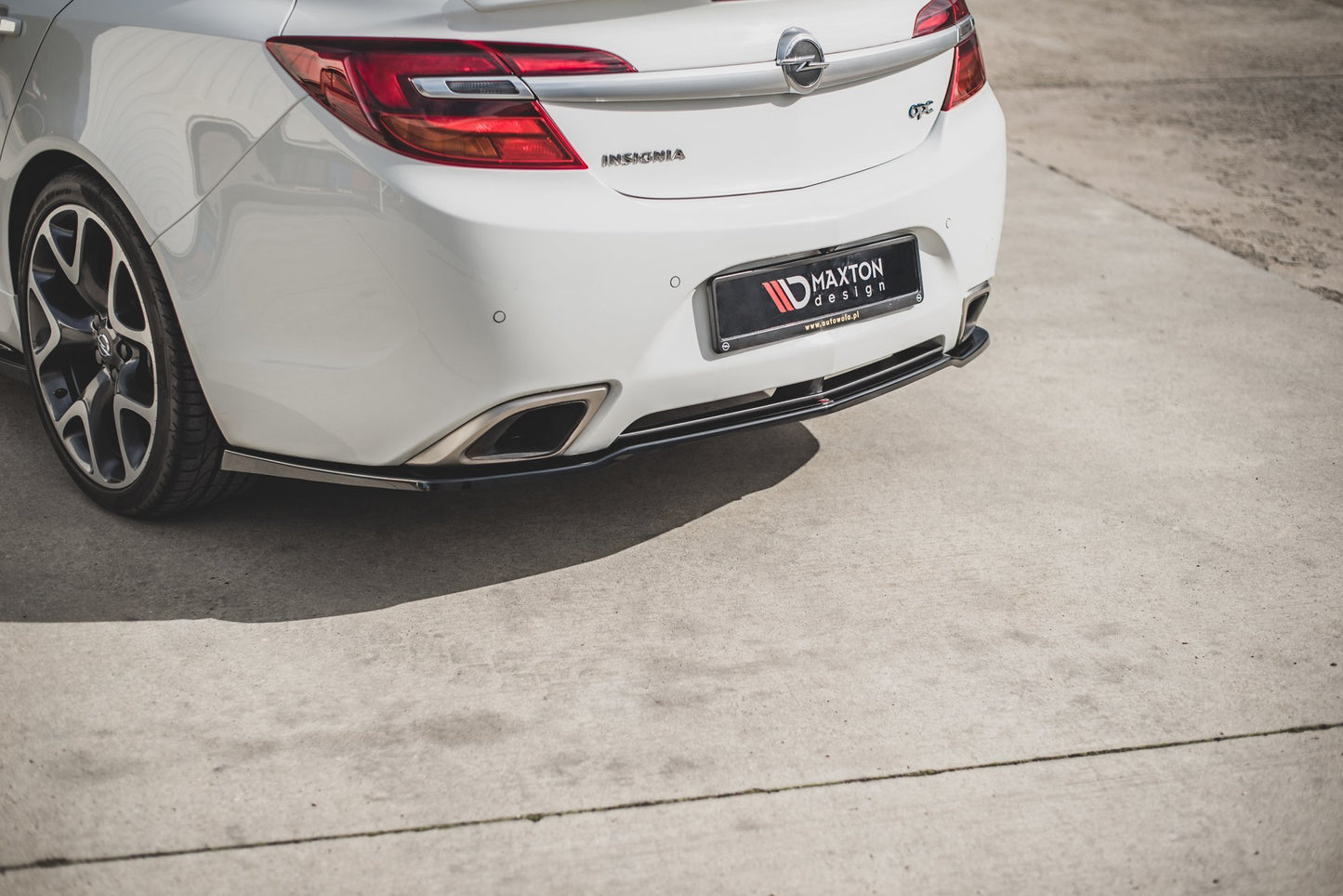 Heckansatz Opel Insignia Mk. 1 OPC Facelift schwarz Hochglanz