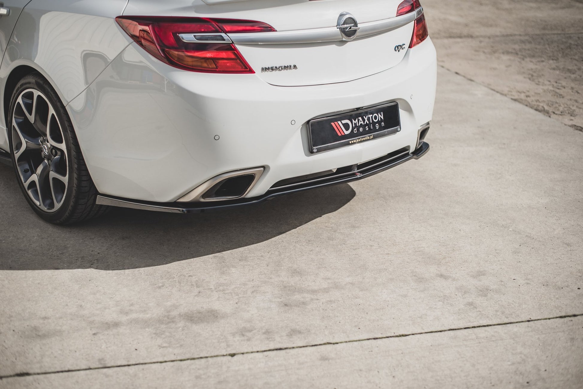 Heckansatz Opel Insignia Mk. 1 OPC Facelift schwarz Hochglanz