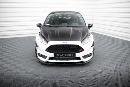 Motorhauben Luftschlitze Ford Fiesta ST Mk7 Facelift schwarz Hochglanz