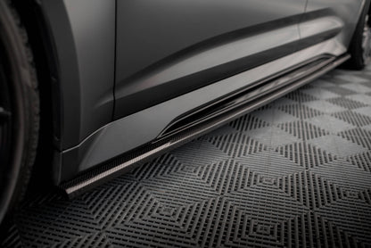 Set of Carbon Fiber Splitters Audi RS6 C8 schwarz matt