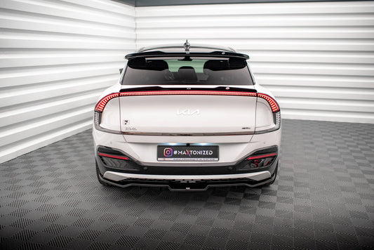 Niedriger Spoiler CAP für Kia EV6 Mk1 schwarz Hochglanz