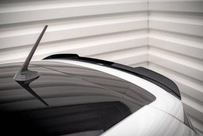 Spoiler CAP für Renault Clio Mk5 schwarz Hochglanz