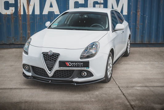 Front Ansatz V.3 für Alfa Romeo Giulietta  schwarz Hochglanz