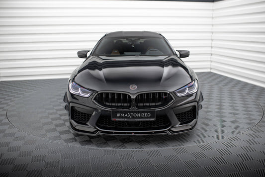 Front Ansatz V.3 für BMW M8  Gran Coupe F93 / Coupe F92 schwarz Hochglanz