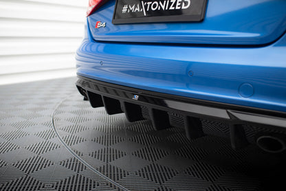 Diffusor Heck Ansatz für Audi S4 Limousine / Avant B8