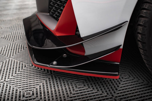 Upper Canards Audi R8 Mk2 Facelift schwarz Hochglanz