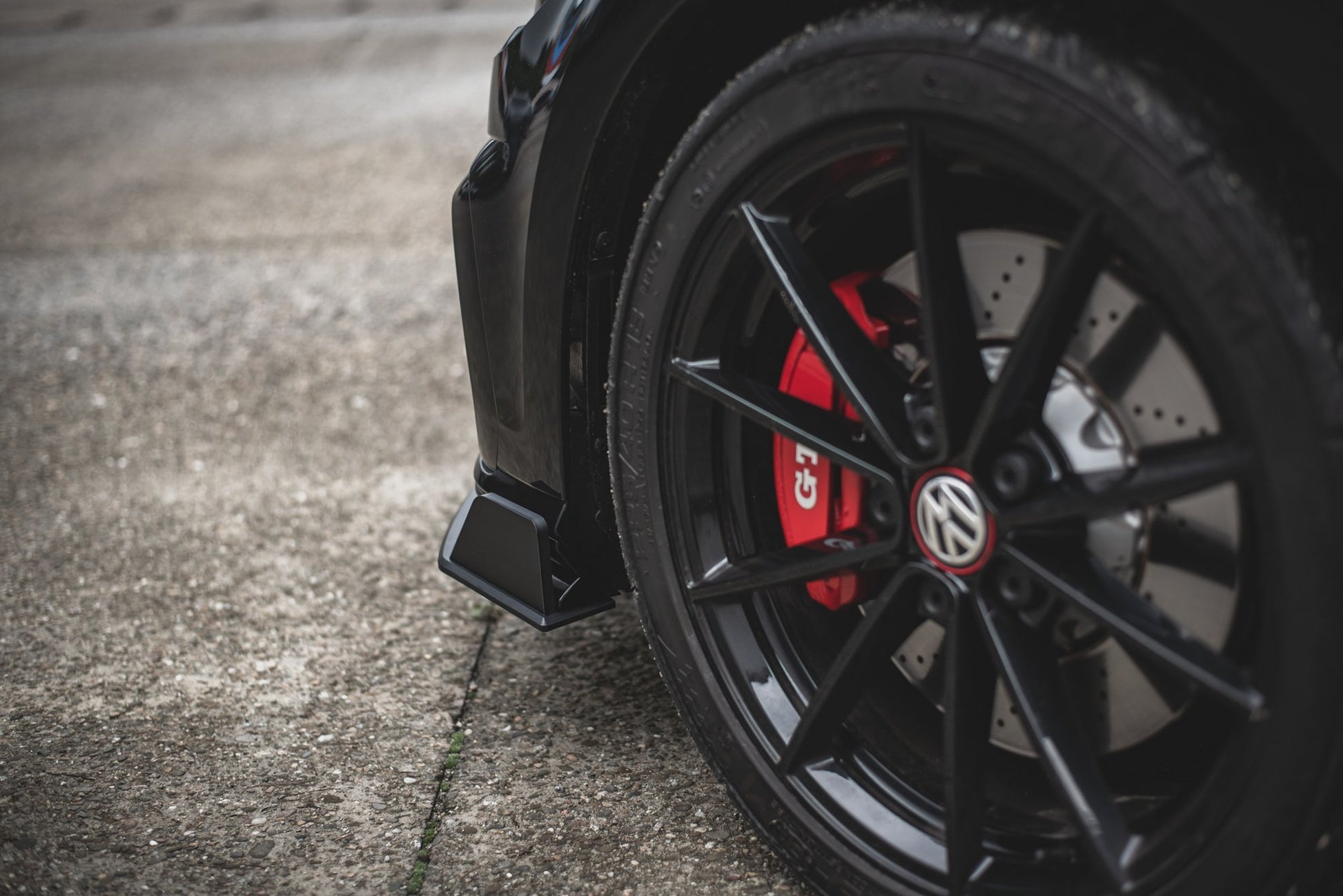 Street Pro Front Ansatz für / Frontansatz VW Golf 7 GTI TCR