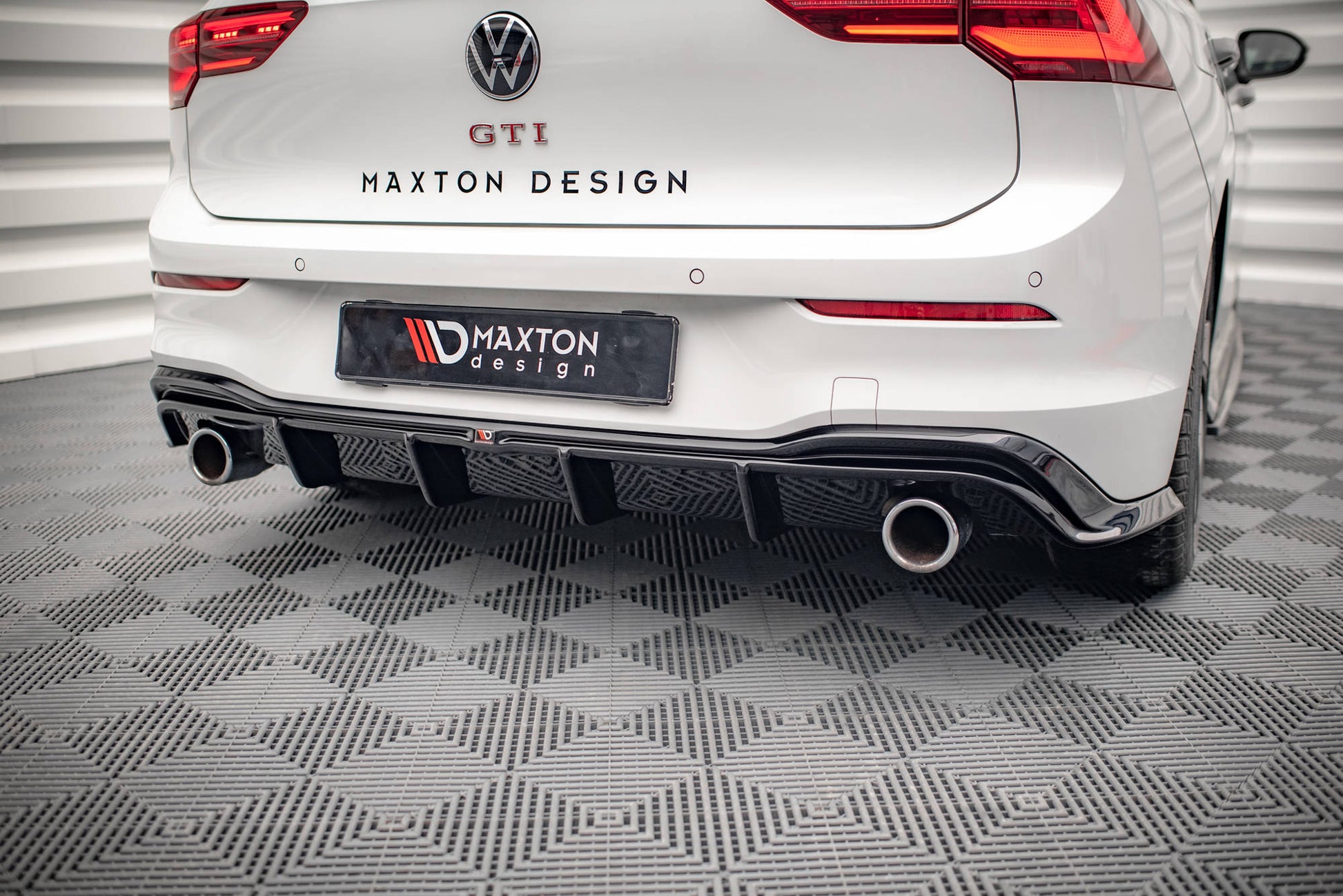 Diffusor Heck Ansatz V.4 für VW Golf GTI Mk8