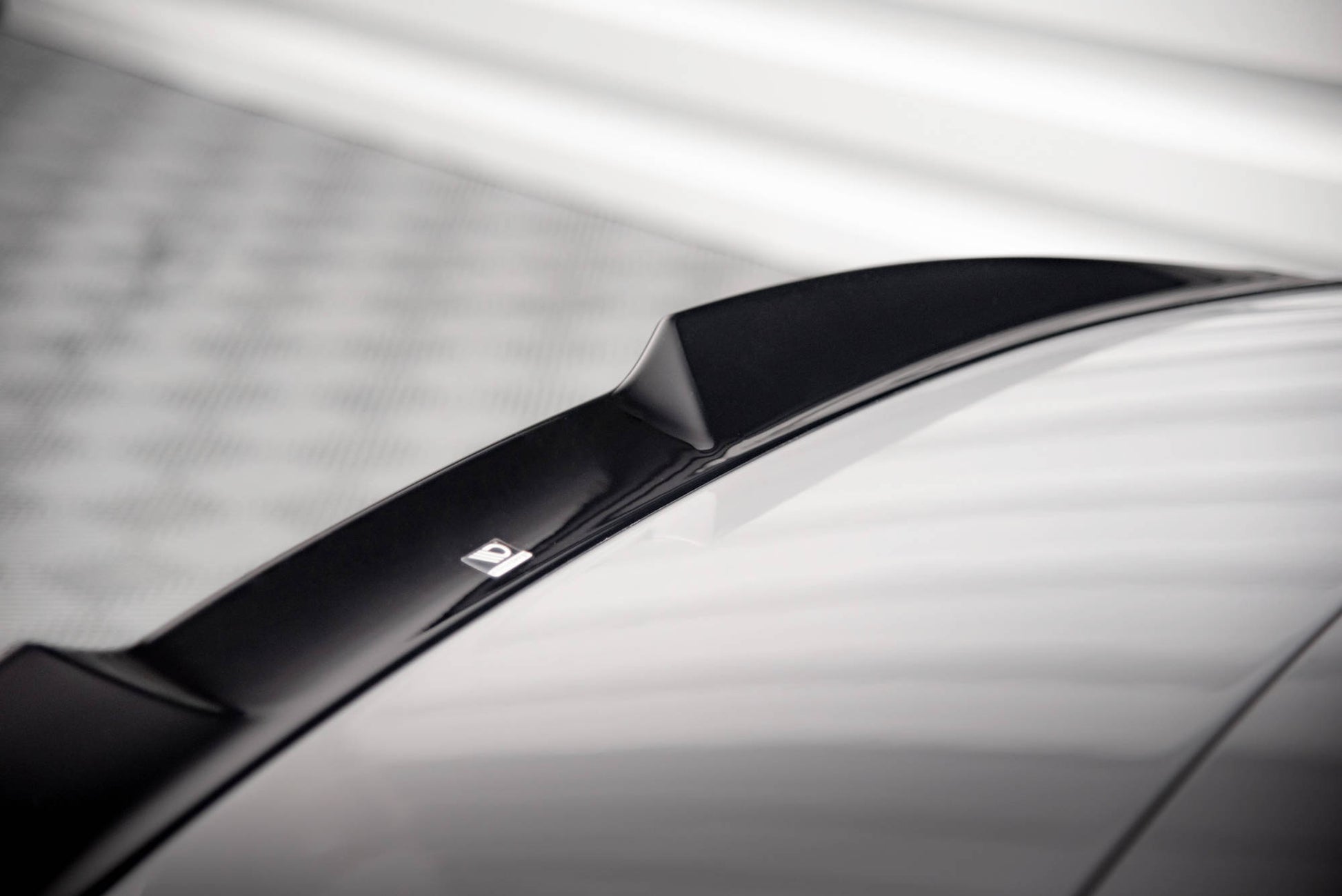 3D Spoiler CAP für Bentley Continental Convertible GT Mk3 schwarz Hochglanz