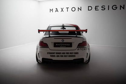 Carbon Spoiler With Internal Brackets Uprights V.2 + LED BMW 1er M E82