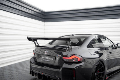 Carbon Fiber Spoiler With External Brackets Uprights +LED light BMW M2 G87 / M240i / 2 M-Paket / 2 Standard G42