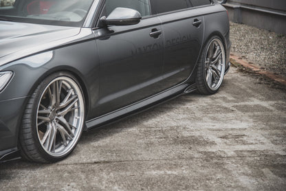 Seitenschweller Ansatz für Audi A6 / A6 C7 S-line/ S6 C7 Facelift