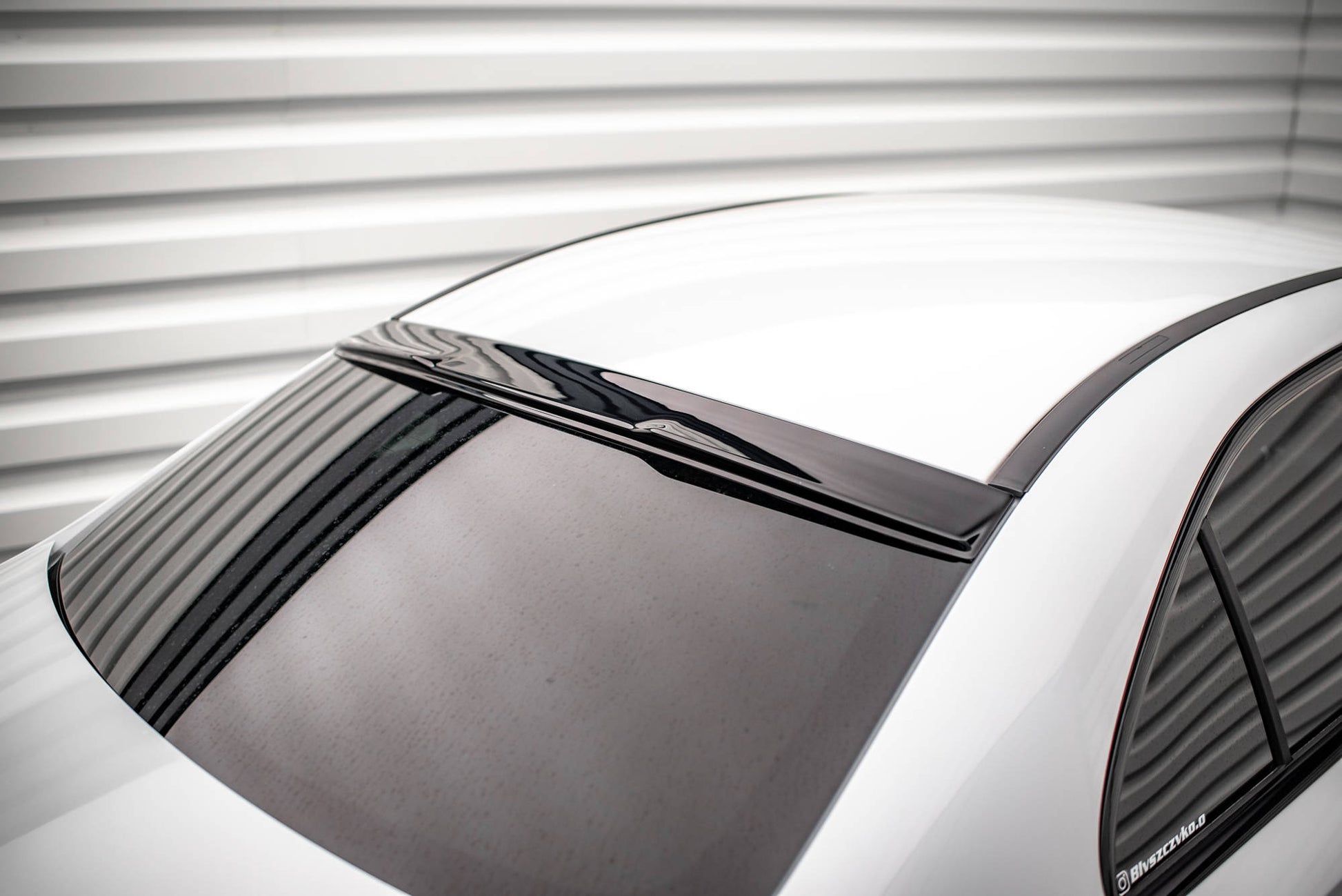 Heckscheiben Spoiler für Mercedes A AMG-Line / A35 Limousine V177 schwarz Hochglanz