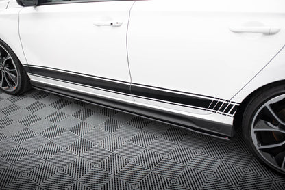 Street Pro Seitenschweller Ansatz für V.1 für Hyundai I30 N Mk3 / Mk3 FL Hatchback / Fastback