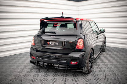 Spoiler CAP V.2 für Mini Cooper John Cooper Works R56 schwarz Hochglanz