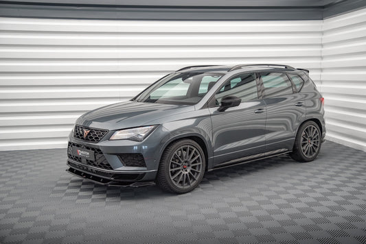 Seitenschweller Ansatz für Cupra Ateca Mk1 / Mk1 Facelift schwarz Hochglanz