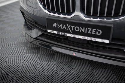 Front Ansatz V.2 für BMW 1er F40 schwarz Hochglanz