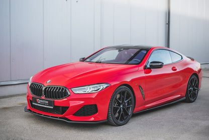 Front Ansatz V.1 für BMW 8 Coupe G15 / 8 Gran Coupe M Paket G16 schwarz Hochglanz
