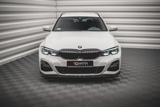 Front Ansatz V.5 für BMW 3er G20 / G21 M-Paket schwarz Hochglanz