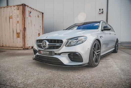 Front Ansatz V.2 für Mercedes-Benz E63 AMG Kombi/Limousine S213/W213 schwarz Hochglanz