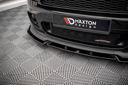Front Ansatz V.3 für Mini Cooper John Cooper Works R56 schwarz Hochglanz