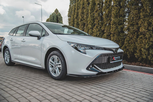 Front Ansatz V.1 für Toyota Corolla XII Touring Sports/ Hatchback schwarz Hochglanz