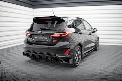 Heck Ansatz Flaps Diffusor für V.4 + Flaps Ford Fiesta ST Mk8