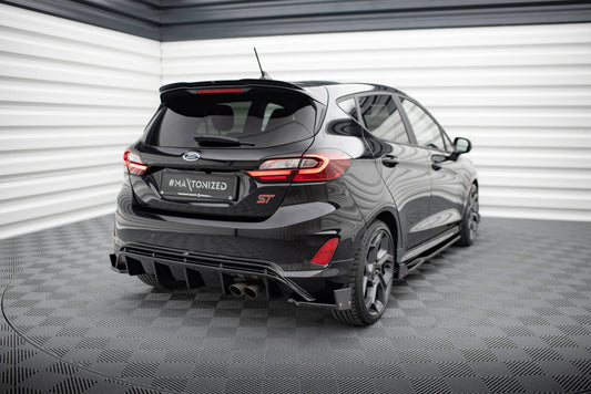 Heck Ansatz Flaps Diffusor für V.4 + Flaps Ford Fiesta ST Mk8