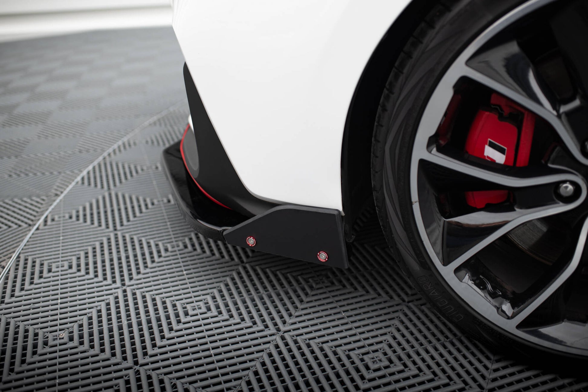 Front Ansatz V.6 + Flaps für Hyundai I30 N Mk3 Hatchback/Fastback